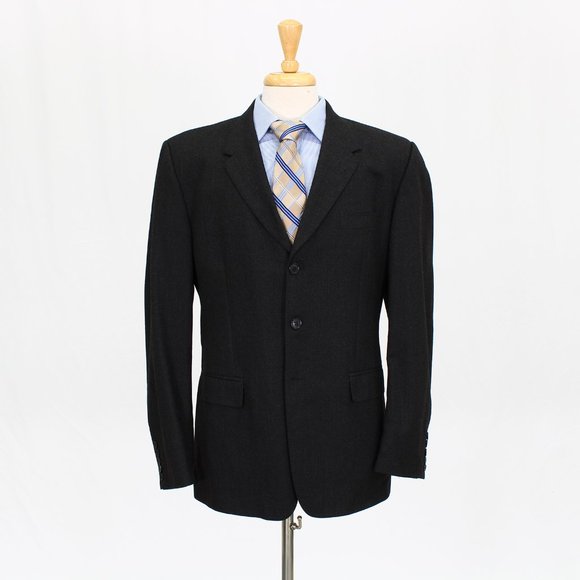 Paul Smith 40R Gray Solid 3-Button Sport Coat Blazer Jacket O921 - Picture 1 of 11